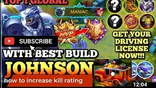 HOW TO USE JOHNSON|| MOBILE LEGEND☑️✔️ Driving Without License/
