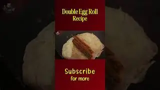 Double Egg Roll Recipe #shorts #food #yummy #cooking #easyrecipe #indianfood