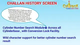 CYLINDER TRACKING SYSTEM + TALLY.ERP INTEGRATION +BARCODE+EFID