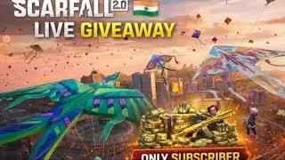 ScarFall 2.0 New Event 🔥 LIVE GIVEAWAY | Only Subscribers Win 🎁