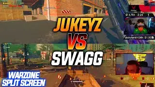 Jukeyz & FifaKill VS Biffle & Swagg - Split Screen Warzone Gameplay from $100k Swagg Invitational