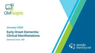 Early Onset Dementia: Clinical Manifestations, January 2026