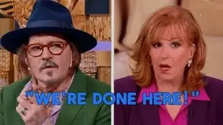 Johnny Depp SHUTS DOWN Joy Behar On The View  After Heated Clash.