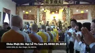 2018- Ch&ugrave;a Phật Đ&agrave;- Đại Lễ Vu Lan PL2562 DL2018