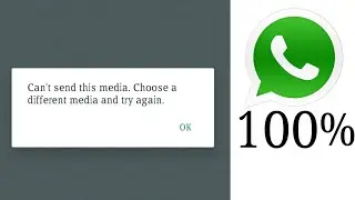 Can't send this media. Choose a different media problem