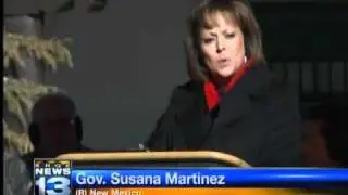 Susana Martinez sworn in