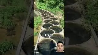 How humans help fish migrate to spawn #water #tintuc #mechanicalengineeringskills #funny