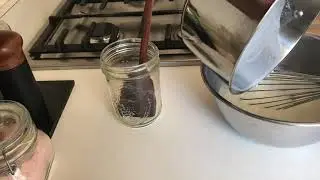 Making Hojicha Ice Cream