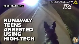 BODYCAM: Runaway teens arrested after break-in using high-tech in Florida