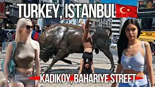 TURKEY 🇹🇷 ISTANBUL Amazing Walking Tour on Bahariye Street Kadikoy Istanbul Walking Tour 2024 4k