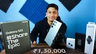 Samsung S23 Ultra - Pre Order Unboxing & Quick Review | Watch 4 Classic, Galaxy Buds 2