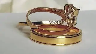Celestine Bridal Set yellow gold