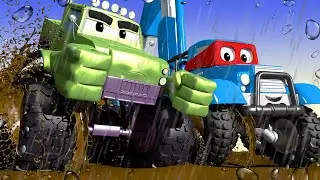 Super Truck - द जीप ट्रक   - Car city 🚗Cartoon in Hindi - Truck Cartoons for Kids