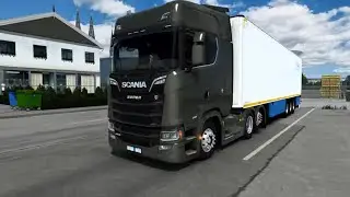 Scania Drivetrain Revision Mod | Scania 460S Super (Uppsala to Vasteras)  - Euro Truck Simulator 2