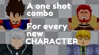 A one shot combo for every new character (Iskandar,Accelerator,Kira,Vegito) ABA