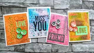 Tonic Studios Stamp Club 5 - Backgrounds and Borders