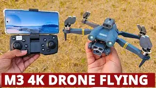 M3 Max Drone Camera Flying Test | 4K Ultra HD GPS Drone | Long Range Flight Review 2025