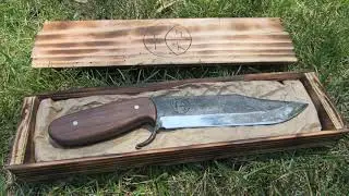 Making a Leafspring Bowie Knife