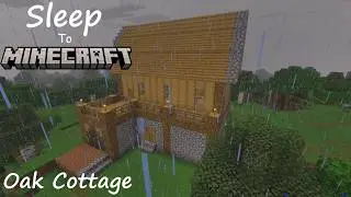 Cozy Rainy Cottage Ambience &mdash; Study, Sleep & Relax (Minecraft) (No commentary)