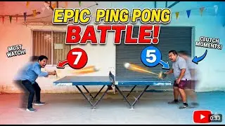 Insane Rallies HomeTable Tennis!🏓| Ping Pong | PENHOLD GRIP Match 🔥