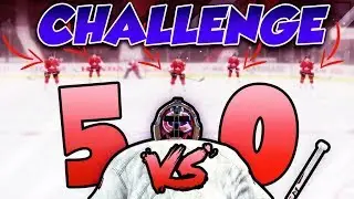 THE 5 v 0 GOALIE CHALLENGE!