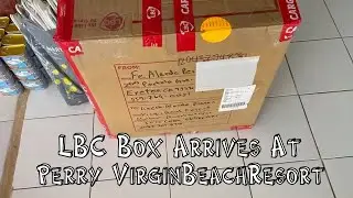 LBC Box Arrives At Perry Virgin Beach Resort, Suba, Malbago, Daanbantayan, Cebu, Philippines 🇵🇭