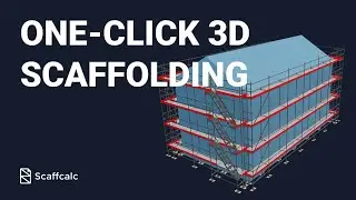 Build an Entire 3D Scaffold in ONE CLICK? See How It's Done in Just 10 Seconds! 🔥