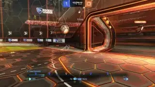 Rocket League - Backwards flying save