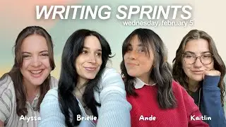 write with us! 🥐 live writing sprints with Alyssa, Ande & Kaitlin
