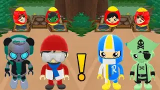 TAG WITH RYAN SCHOOL BUS VS FOOD TRUCK VS RALLY RACER VS SPY ROBO PANDA EGG SURPRISE FUNNY FALLS