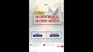 CULTE DU JEUDI 15/01/2026