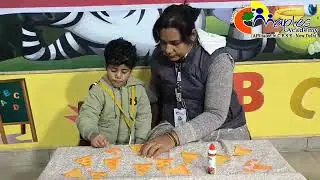 ACTIVITY OF LETTER- P(PIZZA MAKING). CLASS- PRE-NURSERY. MAPLES ACADEMY DEOBAND 