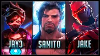 JAKE vs JAY3 vs SAMITO | Gods of DPS | Overwatch Montage