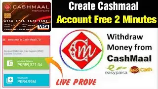 How To Make Cashmaal Account || How to Earn Money From Cashmaal Website || cashmaal