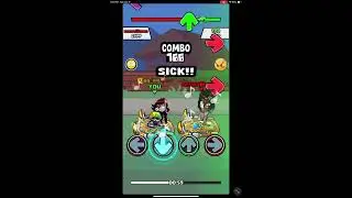FNF battling Zenaawormo with the song Dissatisfied by Majin sonic