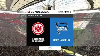 FIFA 22 Gameplay - Eintracht Frankfurt vs. Hertha Berlin