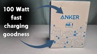 Anker Charger, 100W Max USB C Charger Block, 3-Port GaN and Ultra-Compact Smart Display