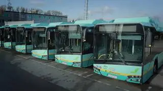 Flota elektrycznych Solarisów w Jaworznie