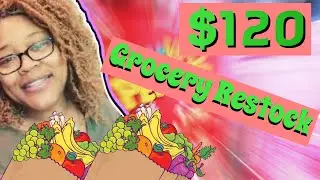 GROCERY HAUL | ALDI AND KROGER | We Spent $120 | KaTrina and Charles TV |