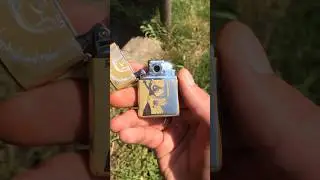 Наконец-то ветрозащитная бутановая вставка с желтым пламенем от Zippo #шорты #zippo #желтоепламя ...