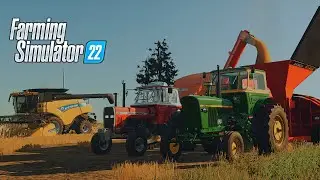 Cosecha de trigo FS22 - LA POSTA - TIMELAPSE