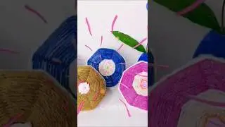 DIY Mini Umbrella Craft#shorts#art#diy#craftywhiz