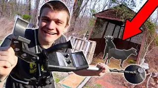 I Found Dangerous Items While Metal Detecting My Goat House!