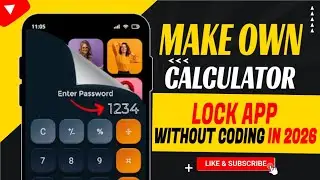 How to Create a Secret App & Website like Calculator Lock | MH TECH TEAM
