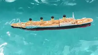 Britannic, Titanic, Mauretania, Queen Mary - SINKING MODELS ON PARADE  GREATEST  SINKS 2018 -2022