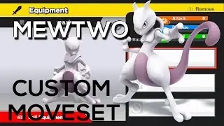 Super Smash Bros 4 Custom Move Sets : Mewtwo!