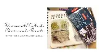 Derwent Tinted Charcoal Paint Palette