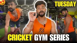 🔴TUESDAY: CRICKETER'S GYM WORKOUT (SERIES)🔥| BCCI CERTIFIED Workout Plan ✅