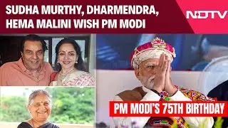 PM Modi Birthday News | Sudha Murthy, Dharmendra, Hema Malini Wishes PM Modi On 75th Birthday