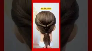 Простой урок по созданию пучка! Современная причёска! #причёска #урок #стрижка #красиво #fyp